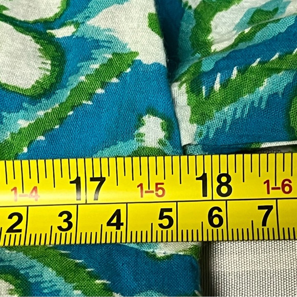 Peppermint Bay Vibrant Floral V-Neck Beach Cover Up Top Travel Vacation Large - Picture 16 of 16